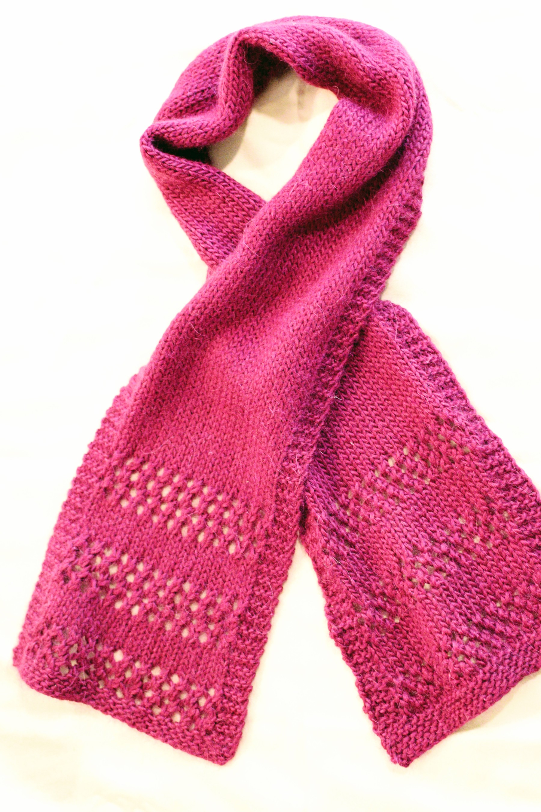 Easy free scarf knitting patterns
