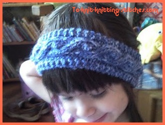 Free Knitting Pattern: Cabled Headband